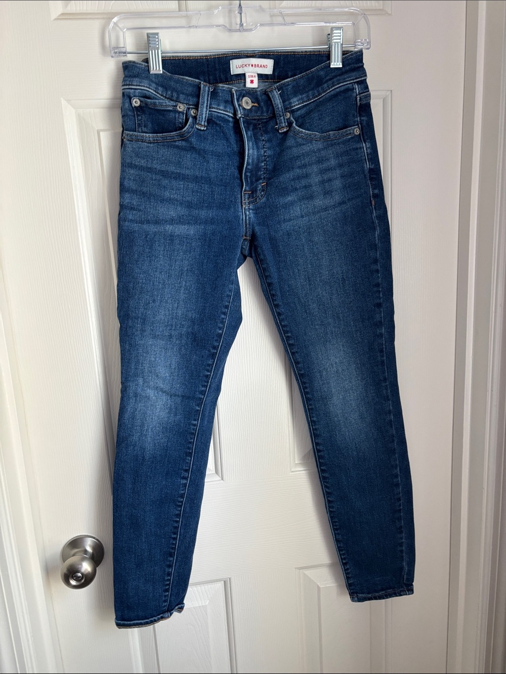 Lucky Brand Women's Skinny Jeans - Medium/Dark Blue Wash